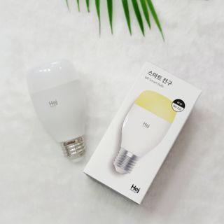 헤이홈 LED전구 화이트 스마트 전구 wifi 연결 스마트폰 연동 음성제어 원격제어 — 5점을 준 리뷰어가 2021년 5월 올린 사용 사진