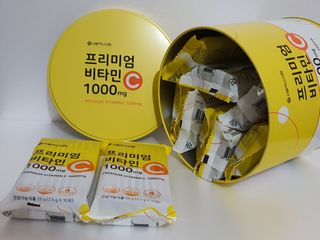 서울약사신협 프리미엄비타민C1000_2.5G x 100포 — 5점을 준 리뷰어가 2020년 12월 올린 사용 사진