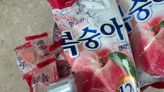 청포도캔디 복숭아캔디 — 5점을 준 리뷰어가 2022년 11월 올린 사용 사진