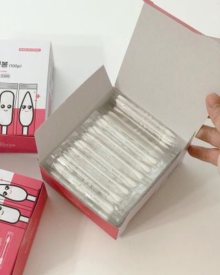 마미앤유 개별 듀얼면봉 — 5점을 준 리뷰어가 2022년 2월 올린 사용 사진