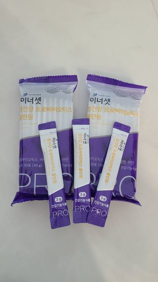 이너셋 장건강 프로바이오틱스 올인원 — 5점을 준 리뷰어가 2023년 1월 올린 사용 사진
