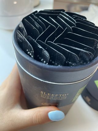 프리마인 자체 기업부설 연구소에서 찾아낸 건강한 수면의 비밀.  슬립토 플러스 30포 — 4점을 준 리뷰어가 2023년 3월 올린 사용 사진