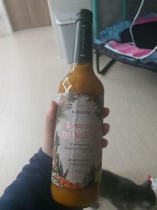 H365 [Kaskein Luomutyrniglögi] 핀란드 전통 무알콜 멀드와인 시벅톤 글로기 — 5점을 준 리뷰어가 2021년 4월 올린 사용 사진
