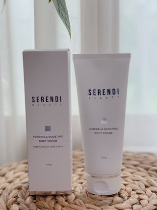 세렌디뷰티 퓨어델라 부스팅 바디크림 — 5점을 준 리뷰어가 2021년 7월 올린 사용 사진