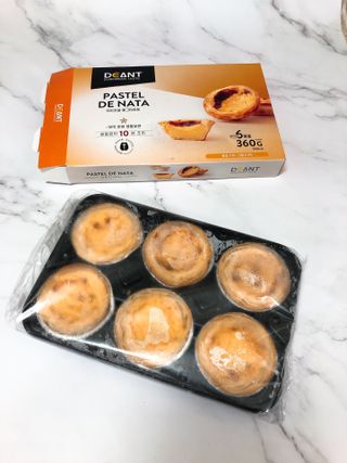 디앙뜨 포르투갈 에그타르트 오리지널 맛+패션후르츠 맛 중 택1 — 5점을 준 리뷰어가 2021년 8월 올린 사용 사진