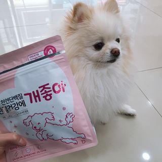 My Pet Care 천연단백질 관절건강에 개좋아 — 5점을 준 리뷰어가 2021년 2월 올린 사용 사진