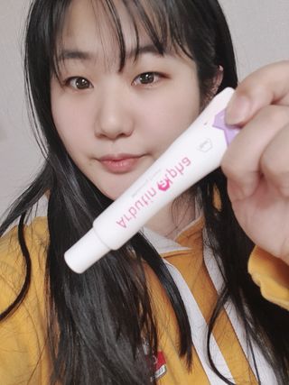 이엔코스 알부틴 알파 화이트닝크림 — 5점을 준 리뷰어가 2021년 2월 올린 사용 사진