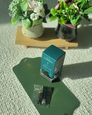 [케이뷰티테라피] 후각과 시각 이미지메이킹 마스크오일 가방 패키지 — 5점을 준 리뷰어가 2022년 1월 올린 사용 사진
