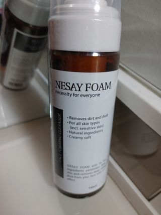 NESAY 네세이 크림 폼클렌져 포맨 150mL 남자폼클렌져 — 4.5점을 준 리뷰어가 2021년 5월 올린 사용 사진