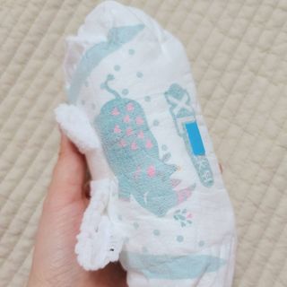 오브맘 밤 프리미엄 아기 기저귀 팬티형 밴드형 — 4점을 준 리뷰어가 2021년 1월 올린 사용 사진