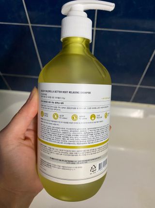 달리프 클로렐라 베러 루트 릴렉싱 샴푸 500ml — 5점을 준 리뷰어가 2021년 5월 올린 사용 사진
