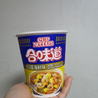 NISSIN 닛신 컵누들  4종 - 씨푸드오리지날, 씨푸드 스파이시, 씨푸드 커리, 씨푸드 XO소스 — 5점을 준 리뷰어가 2023년 1월 올린 사용 사진