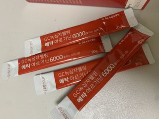 메타아르기닌 GC녹십자웰빙 메타 아르기닌 6000 플러스 오르니틴 — 5점을 준 리뷰어가 2022년 4월 올린 사용 사진