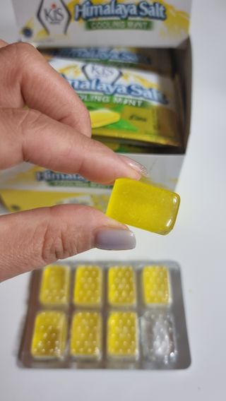 마요라 히말라야 솔트 캔디 2종-페퍼민트 맛, 라임민트 맛 — 5점을 준 리뷰어가 2023년 1월 올린 사용 사진