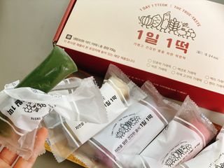 [푸디푸디] 1일1떡!  가래떡 낱개포장 아침식사 식사대용! 7종 세트 혼합 (1BOX=14개입) — 4.5점을 준 리뷰어가 2022년 4월 올린 사용 사진