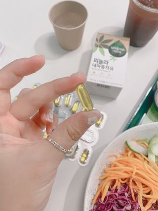 nfp 피놀라 대마종자유 — 5점을 준 리뷰어가 2021년 8월 올린 사용 사진