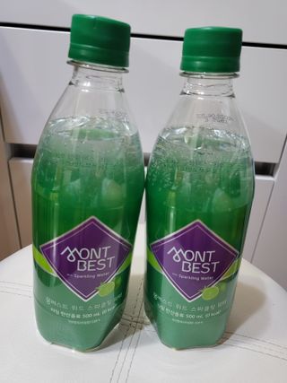 몽베스트 Montbest with Sparkling water Lime20병 — 5점을 준 리뷰어가 2021년 10월 올린 사용 사진