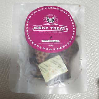 [졸리졸리] 말고기 육포 간식 (HORSE MEAT JERKY) — 5점을 준 리뷰어가 2023년 1월 올린 사용 사진