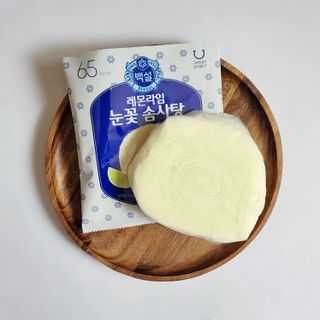딜라이트 프로젝트  달콤한 눈꽃 간식세트( 눈꽃 솜사탕 / 레몬라임 솜사탕 / 달고나 총 7EA+스마트톡 증정) — 5점을 준 리뷰어가 2022년 6월 올린 사용 사진