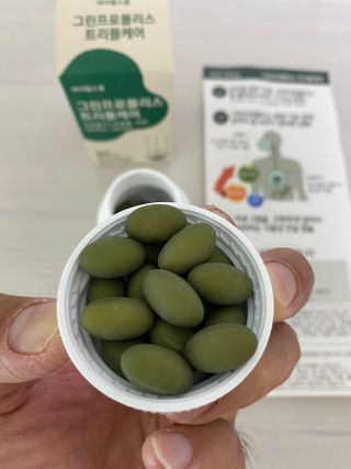바이탈스푼 그린프로폴리스트리플케어 — 5점을 준 리뷰어가 2021년 6월 올린 사용 사진