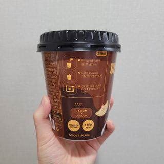 유비쿡 컵떡볶이 매운컵떡볶이2개/ 짜장컵떡볶이 2개  총 4개세트 — 3점을 준 리뷰어가 2021년 3월 올린 사용 사진