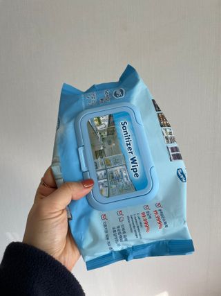 햅스 세균없는 주방 대형 2팩, HAPS sanitizer wipe — 5점을 준 리뷰어가 2022년 2월 올린 사용 사진
