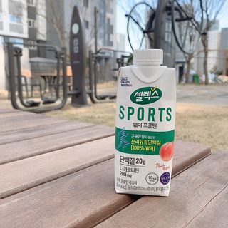 셀렉스스포츠 셀렉스 스포츠 웨이 프로틴 복숭아_ 330ml x 12팩 — 5점을 준 리뷰어가 2021년 3월 올린 사용 사진