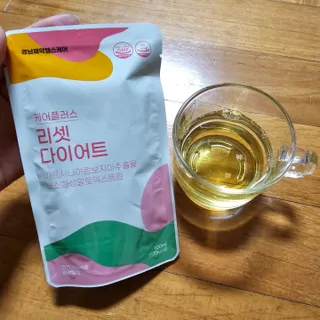 [경남제약헬스케어] 케어플러스 리셋 다이어트 청포도맛 100ml X 5포 (5일분) — 5점을 준 리뷰어가 2023년 4월 올린 사용 사진