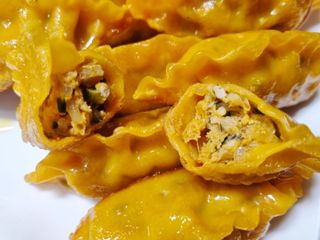 한만두 진한 해물맛 짬뽕만두 1kg — 4점을 준 리뷰어가 2021년 4월 올린 사용 사진