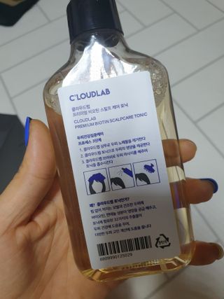 클라우드랩 프리미엄 비오틴 스칼프 케어 토닉 — 5점을 준 리뷰어가 2021년 5월 올린 사용 사진
