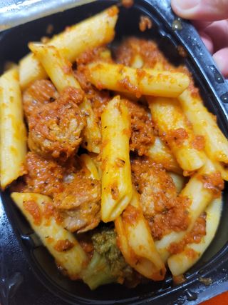 브라잇벨리 3분비건요리, 플랜트볼 토마토 파스타 2인분 — 5점을 준 리뷰어가 2022년 8월 올린 사용 사진