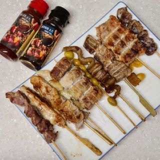 [다물꼬치] 모듬꼬치 10개 +데리야끼소스120g+매운고추소스120g — 5점을 준 리뷰어가 2021년 10월 올린 사용 사진