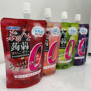 ORIHIRO 오리히로 곤약젤리 제로칼로리 130g 4종 4팩(맛별로 1팩씩) — 4.5점을 준 리뷰어가 2023년 3월 올린 사용 사진