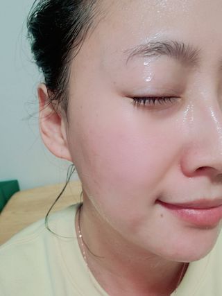 체르엠 그린 케비어 더블워터 마스크팩 5매입  2팩 — 5점을 준 리뷰어가 2021년 12월 올린 사용 사진