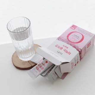[음료수 대신 가능!]  빠르게 흡수되는 아임오 타먹는 콜라겐 1박스 — 5점을 준 리뷰어가 2023년 4월 올린 사용 사진