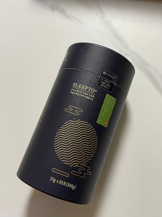 프리마인 자체 기업부설 연구소에서 찾아낸 건강한 수면의 비밀.  슬립토 플러스 30포 — 5점을 준 리뷰어가 2021년 11월 올린 사용 사진