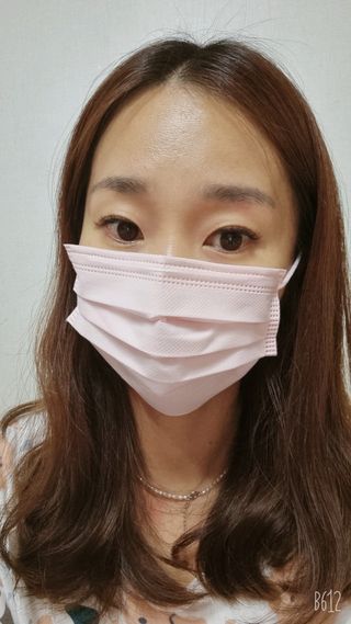 에어에이드 컬러 덴탈 마스크 — 5점을 준 리뷰어가 2021년 8월 올린 사용 사진