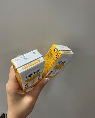 메디웰 페디아드링크 미니 바나나맛 — 4.5점을 준 리뷰어가 2022년 8월 올린 사용 사진