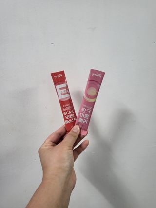 인디닥터 면역 생생 핑크 이뮨 젤리 + 타이탄 BCAA 프로틴 젤리스틱 — 4점을 준 리뷰어가 2022년 4월 올린 사용 사진