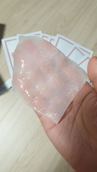 닥터마시멜로 마블러스 멀티 클리닉 마스크 — 5점을 준 리뷰어가 2021년 4월 올린 사용 사진