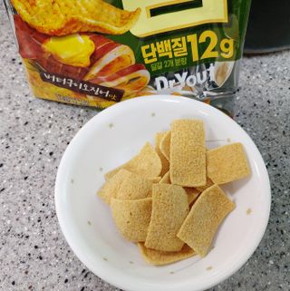 맛있게 채우는 단백질 12g, 닥터유 단백질칩 — 5점을 준 리뷰어가 2023년 12월 올린 사용 사진