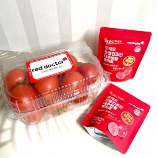 레드닥터 완숙토마토 + 통째로 동결건조한 대추방울토마토 — 5점을 준 리뷰어가 2022년 11월 올린 사용 사진