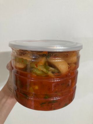 셰프애찬 알타리김치 총각김치 1kg — 5점을 준 리뷰어가 2022년 10월 올린 사용 사진