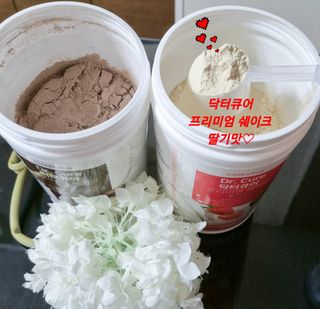 뉴트리션팩토리 닥터큐어 프리미엄쉐이크 다이어트쉐이크 — 5점을 준 리뷰어가 2021년 10월 올린 사용 사진
