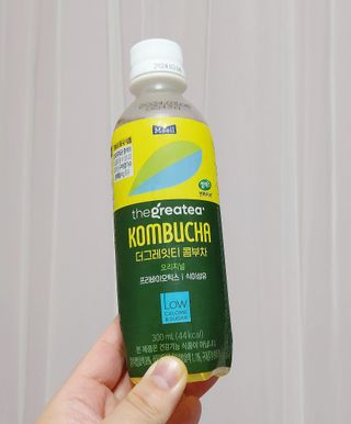 더그레잇티 콤부차 [매일유업] 더그레잇티 44kcal 콤부차 300ml *12개입 (오리지널 6개+베리리치 6개) — 4.5점을 준 리뷰어가 2023년 8월 올린 사용 사진