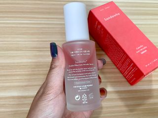 산다화 더블 이펙트 안티 링클 세럼 50ml — 3.5점을 준 리뷰어가 2021년 9월 올린 사용 사진