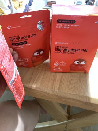 [푸름웰니스] 라바 멀티비타민 구미 36g — 4.5점을 준 리뷰어가 2022년 4월 올린 사용 사진