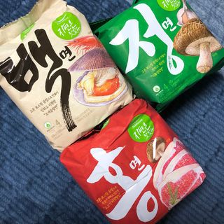 [풀무원] 자연은맛있다 정면, 백면, 홍면  세트 — 5점을 준 리뷰어가 2021년 4월 올린 사용 사진