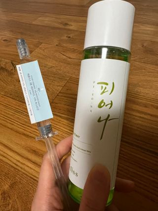 에클리스 피어나 스킨토너 — 5점을 준 리뷰어가 2022년 2월 올린 사용 사진