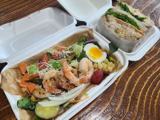 [실리그린] 샐러드 택1 + 샌드위치 택1 + 아메리카노1 — 3점을 준 리뷰어가 2021년 3월 올린 사용 사진